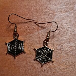 Spider Web Earrings